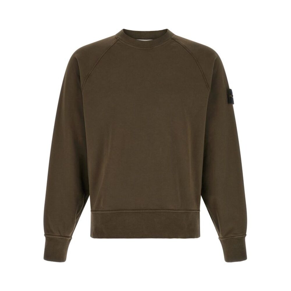 Stone Island Gray Cotton Men's Sweatshirt